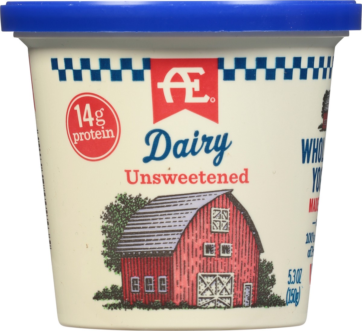 slide 6 of 11, AE Dairy Whole Milk Unsweetened Yogurt 5.3 oz, 5.3 oz