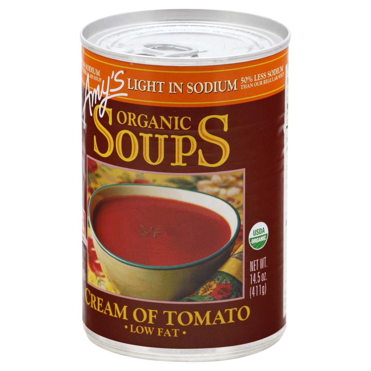 slide 8 of 9, Amy's Kitchen Light in Sodium Cream of Tomato Soup, 14.5 oz