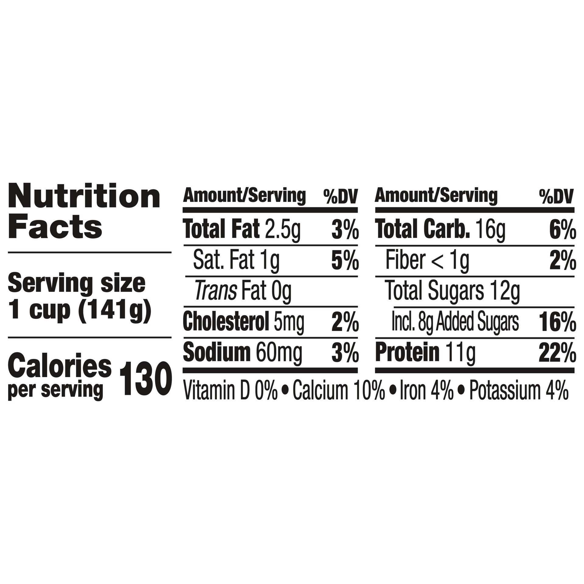 slide 2 of 5, Light + Fit Dannon Light + Fit Greek Crunch Nonfat Yogurt with Toppers, Cookies & Cream, 5 oz., 5 oz