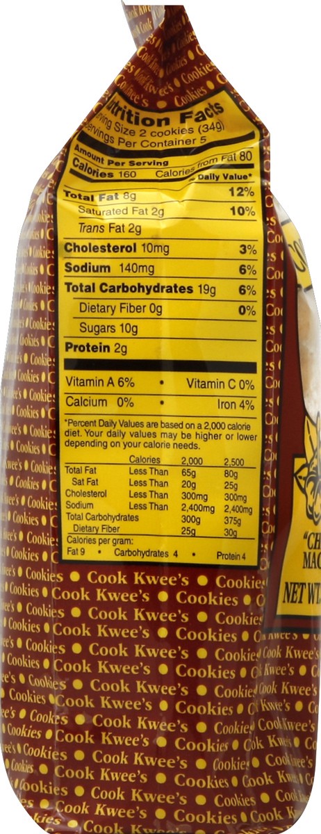 slide 4 of 5, CookKwees Chocolate Chip Macadamia Nut Cookies, 