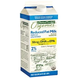 Central Market Organics 2% Reduced Fat Milk with DHA