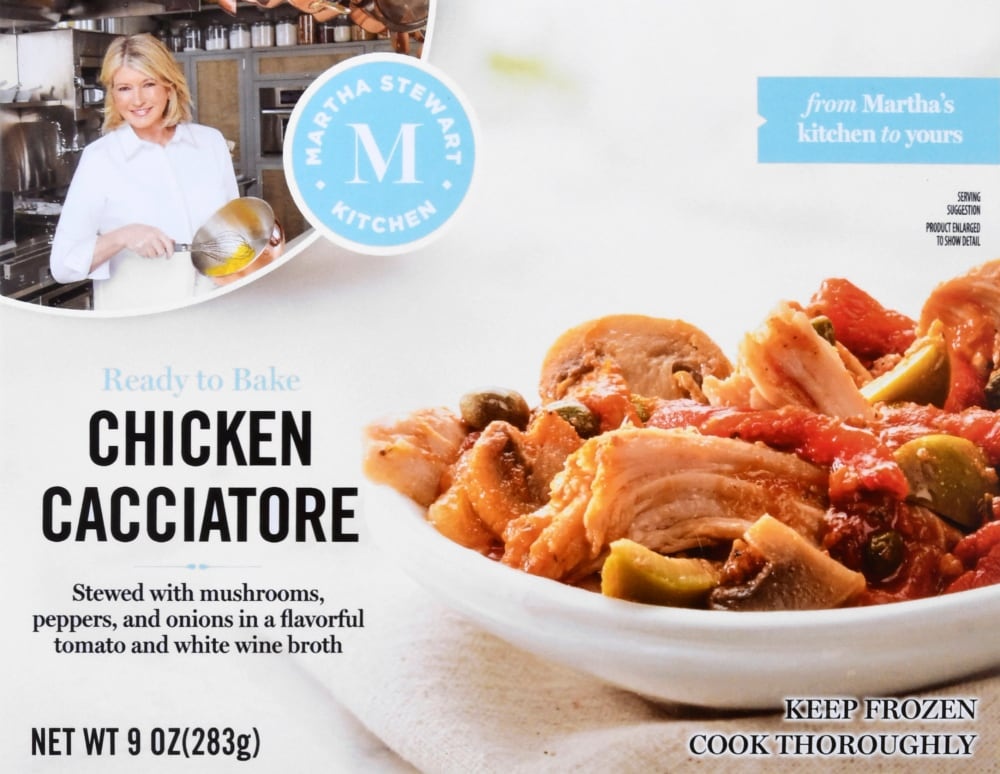 slide 1 of 1, Martha Stewart Kitchen Chicken Cacciatore Frozen Meal, 9 oz