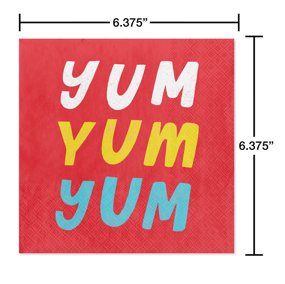 slide 3 of 3, American Greetings Lunch Napkins - Yum Yum Yum, 20 ct