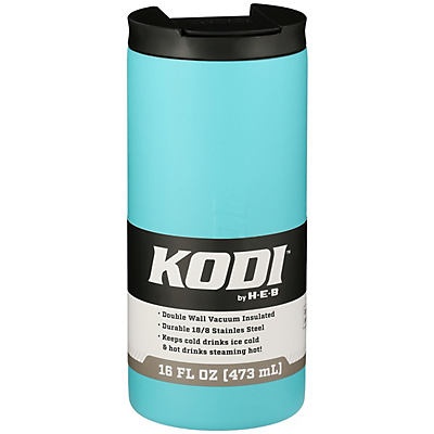slide 1 of 1, Kodi Spill Proof Travel Mug Aqua, 16 oz