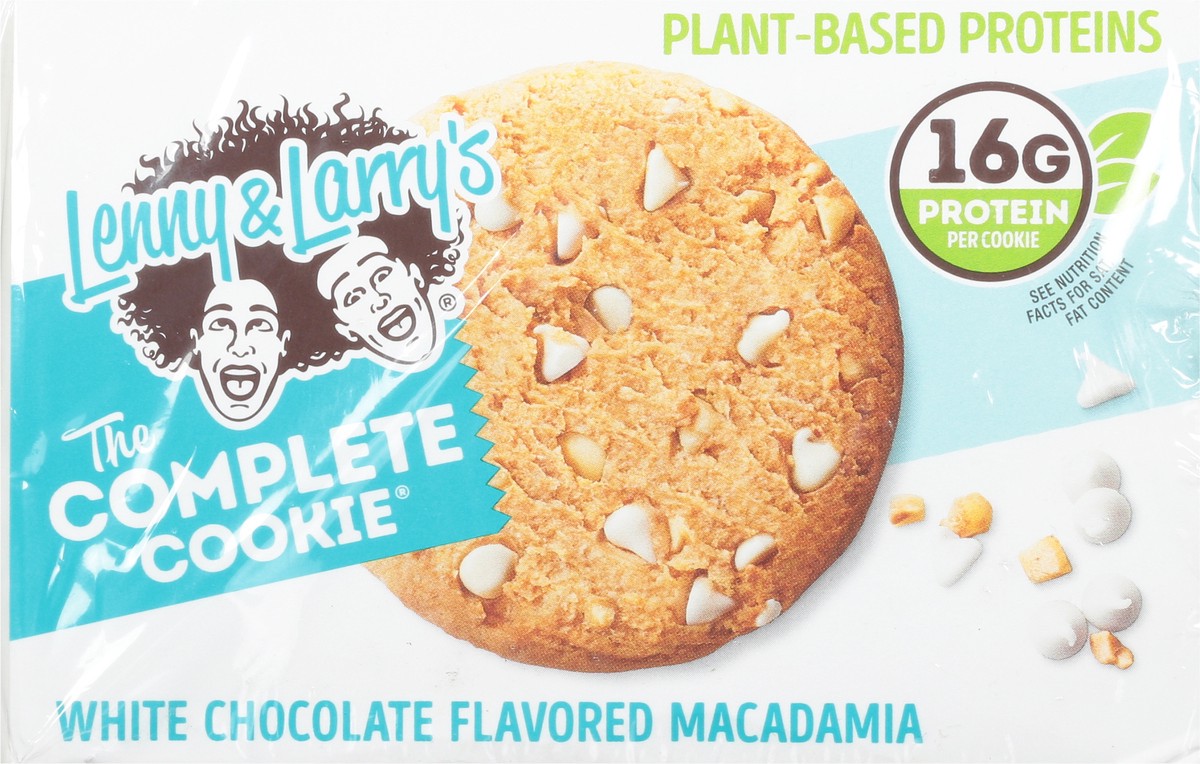 slide 5 of 9, Lenny & Larry's The Complete Cookie, White Chocolate Flavored Macadamia, 4oz- 4ct, 16 oz