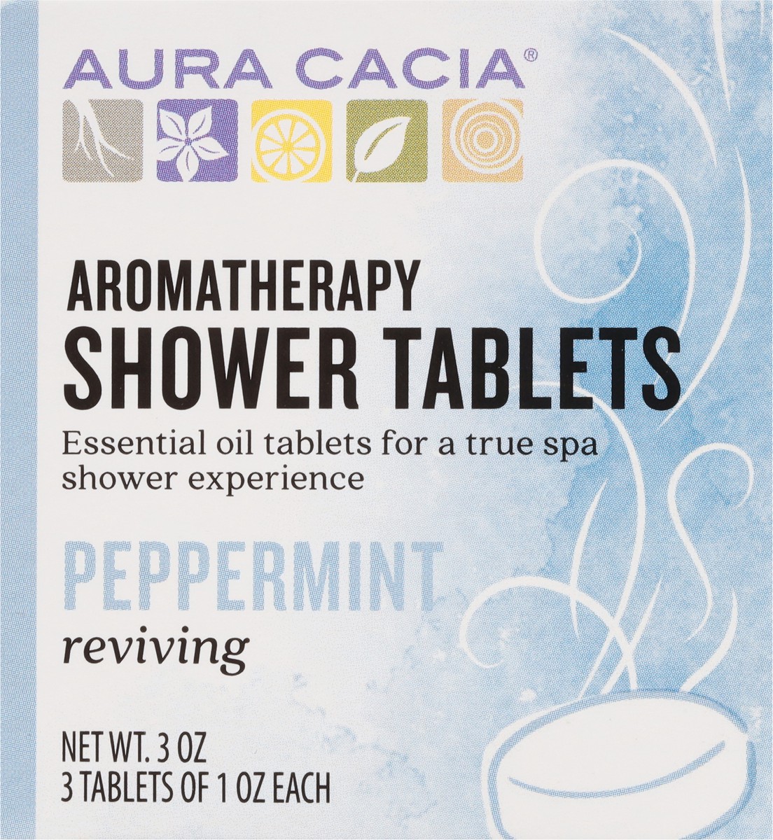 slide 6 of 11, Aura Cacia Reviving Peppermint Aromatherapy Shower Tablets, 3 oz