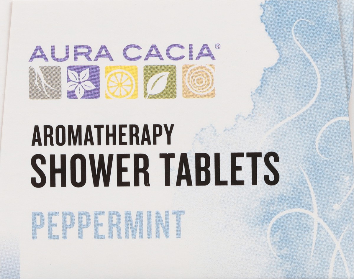 slide 9 of 11, Aura Cacia Reviving Peppermint Aromatherapy Shower Tablets, 3 oz