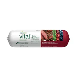 Freshpet Vital Grain Free Beef & Bison Recipe with Spinach