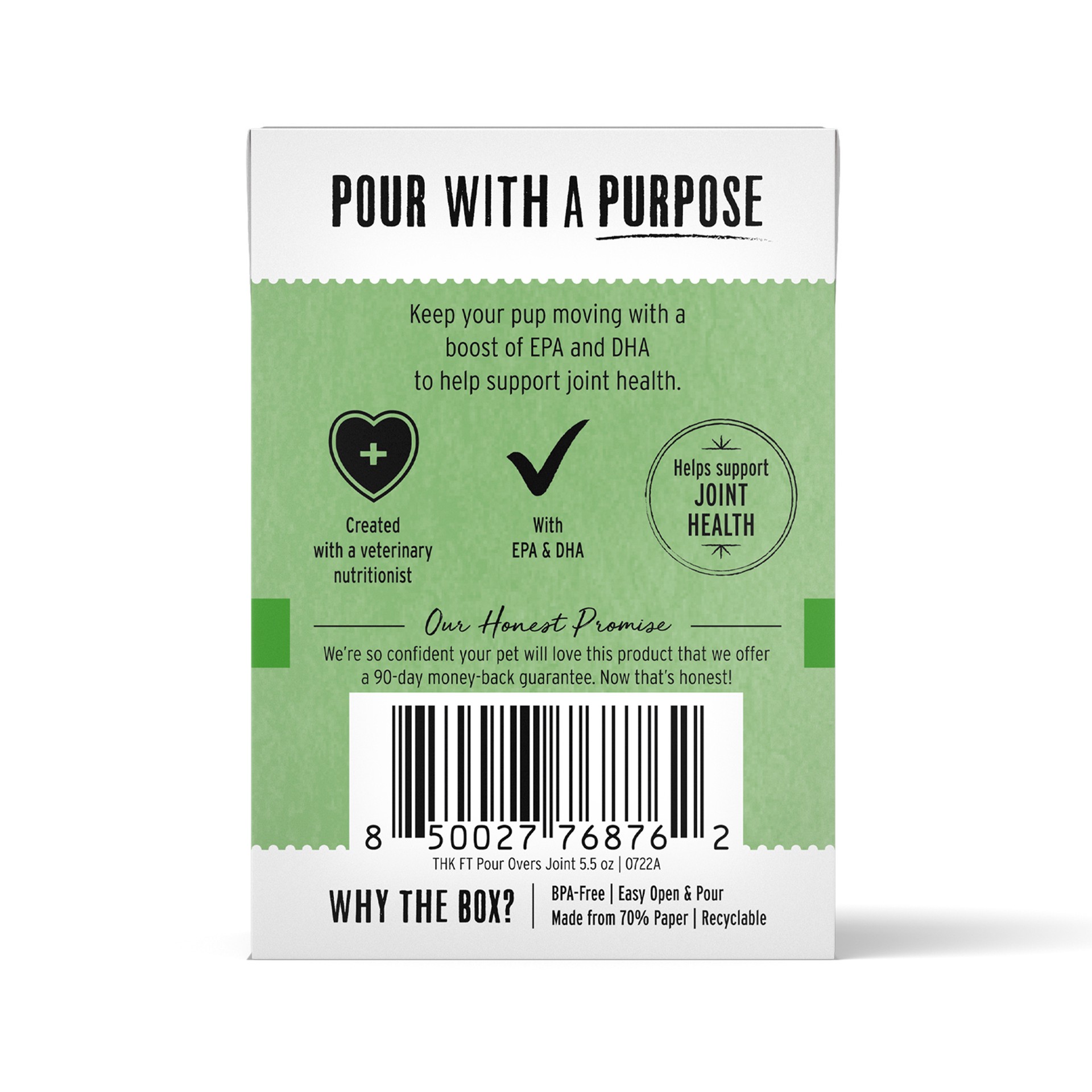 slide 3 of 3, The Honest Kitchen Functional POUR OVERS™: Joint & Mobilty Support - Chicken Stew Dog Food Topper, 5.5 oz x1, 5.5 oz