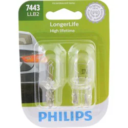 Philips LongerLife Miniature 7443LLB2, 2 ct
