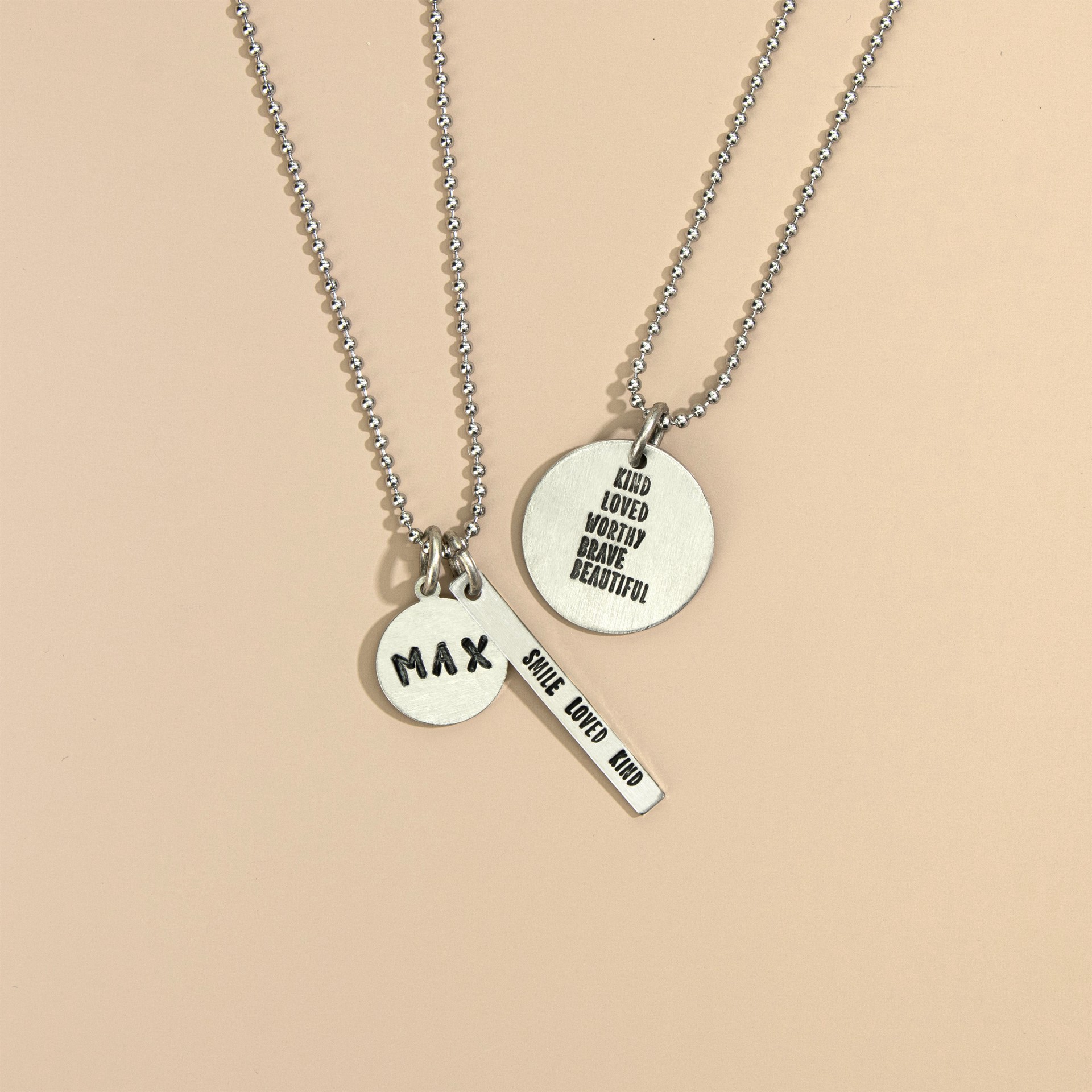 slide 4 of 5, Impressart 6mm & 9.5mm Inspirational Metal Stamps Pack, 6 mm