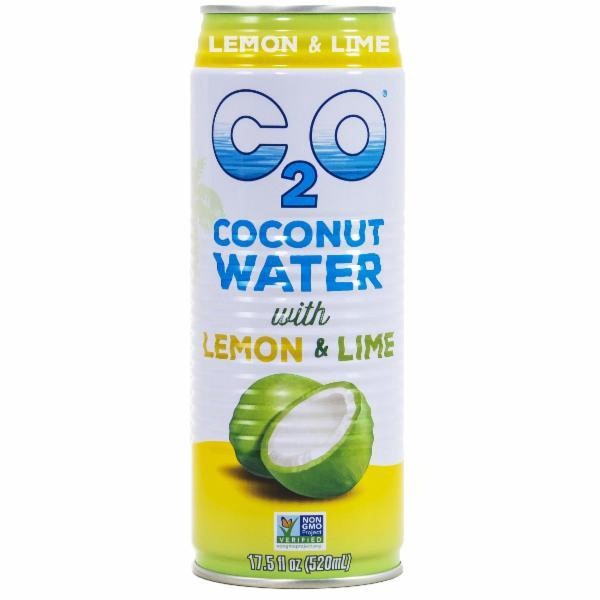 slide 1 of 6, C2O Coconut Water, With Lemon & Lime, 17.5 fl oz
