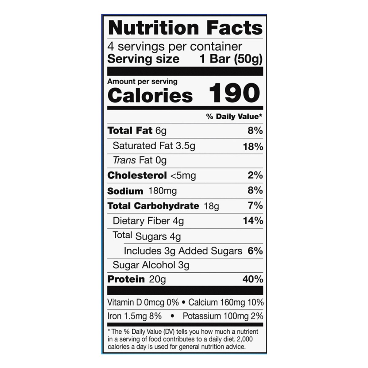 slide 2 of 14, Pure Protein Bars, High Protein, Nutritious Snack, Cookies and Cream, 20g Protein, 4 Count, 4 ct
