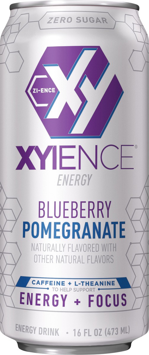 slide 12 of 12, XYIENCE Blueberry Pomegranate Energy Drink, 16 fl oz can, 16 fl oz