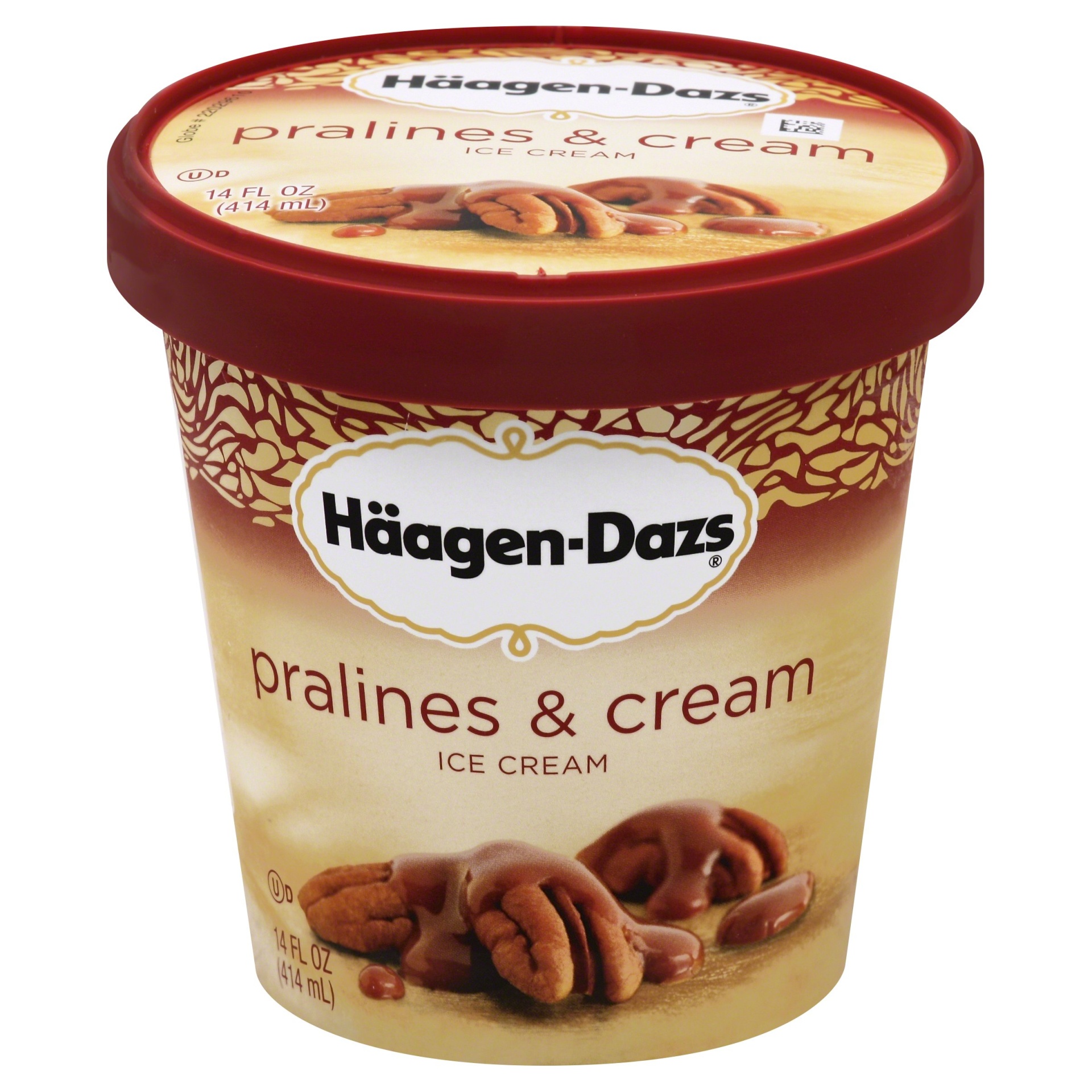 slide 1 of 6, Häagen-Dazs Pralines & Cream Ice Cream, 14 fl oz