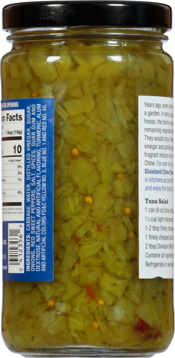 slide 6 of 9, Dixieland Mild Chow Chow Pickles 12 oz, 12 oz