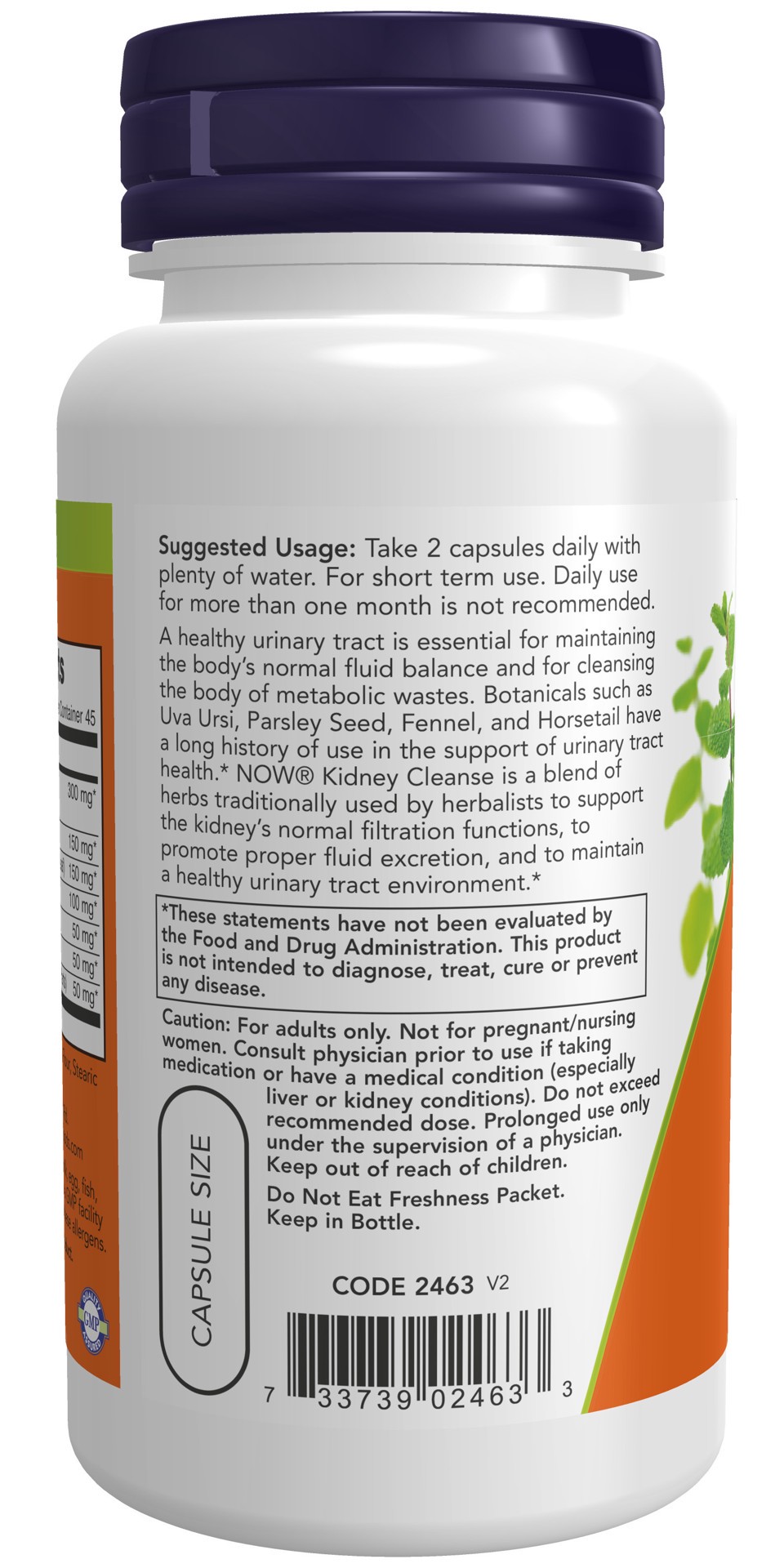 slide 2 of 4, NOW Kidney Cleanse - 90 Veg Capsules, 90 ct