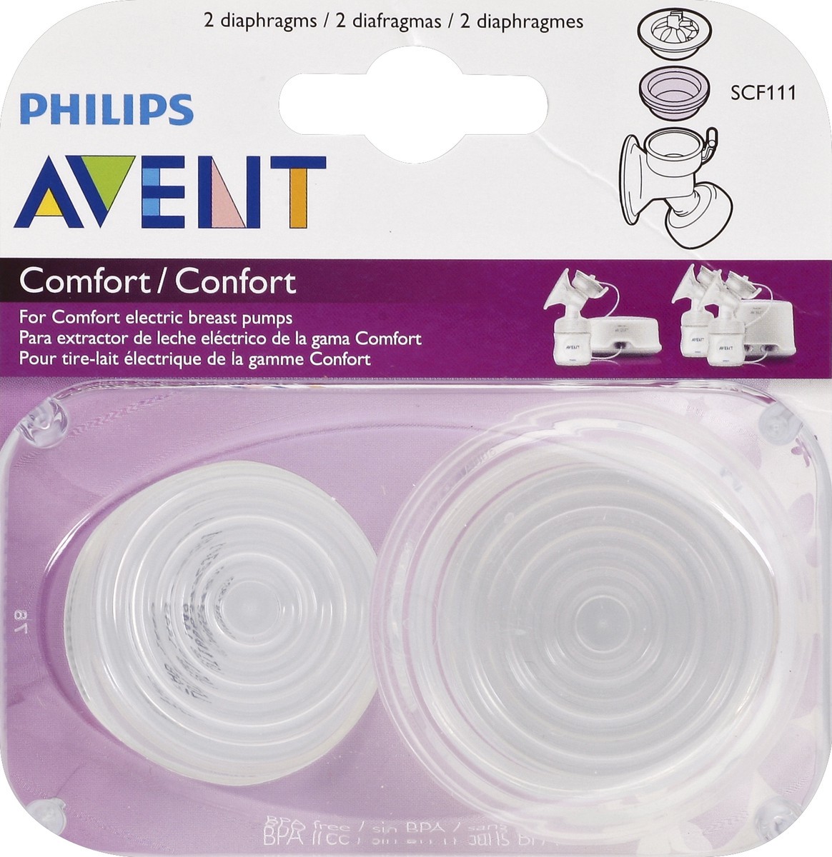 slide 2 of 2, Avent Diaphragms 2 ea, 2 ct