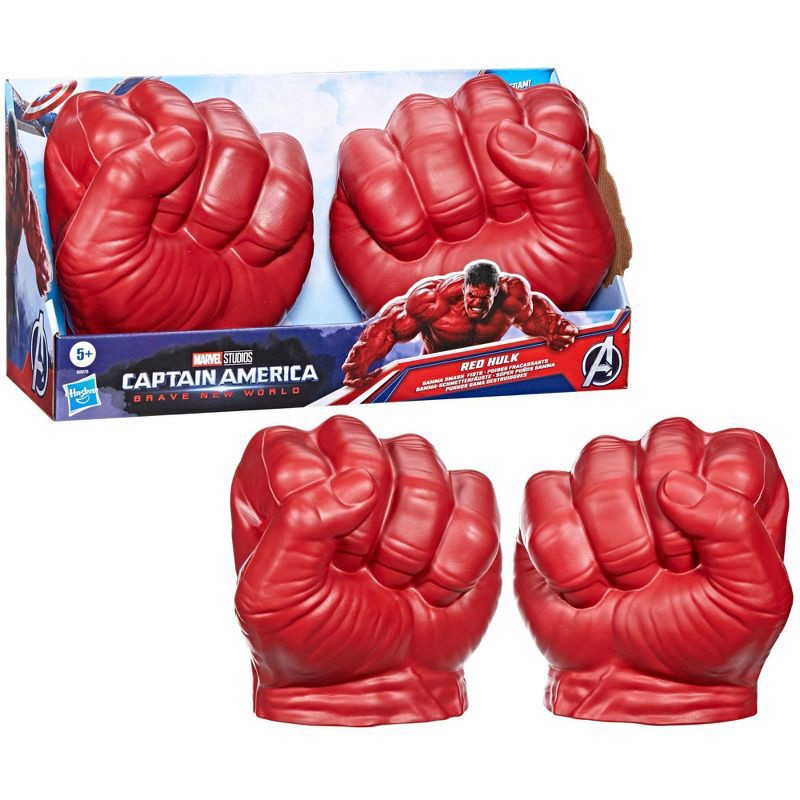 slide 9 of 9, Captain America: Brave New World Red Hulk Gamma Smash Fists, 1 ct