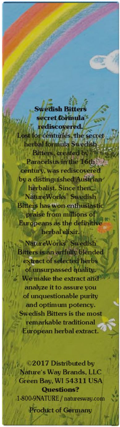 slide 3 of 5, Nature's Way NatureWorks Swedish Bitters Traditional European Herbal Extract Used for Digestion, 3.38 fl. oz., 3.38 fl oz