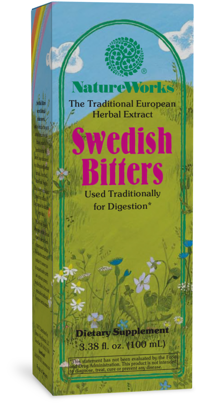 slide 1 of 5, Nature's Way NatureWorks Swedish Bitters Traditional European Herbal Extract Used for Digestion, 3.38 fl. oz., 3.38 fl oz