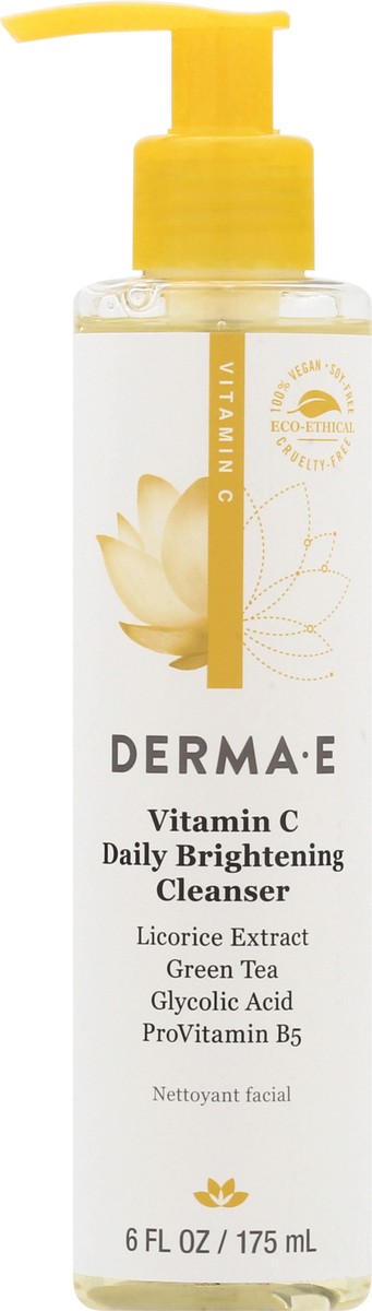 slide 2 of 11, Derma E Vitamin C Brightening Cleanser, 6 oz