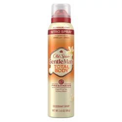 Old Spice Whole Body Deodorant for Men, Vanilla + Shea, Aluminum Free Spray for 24/7 Freshness, 3.5oz