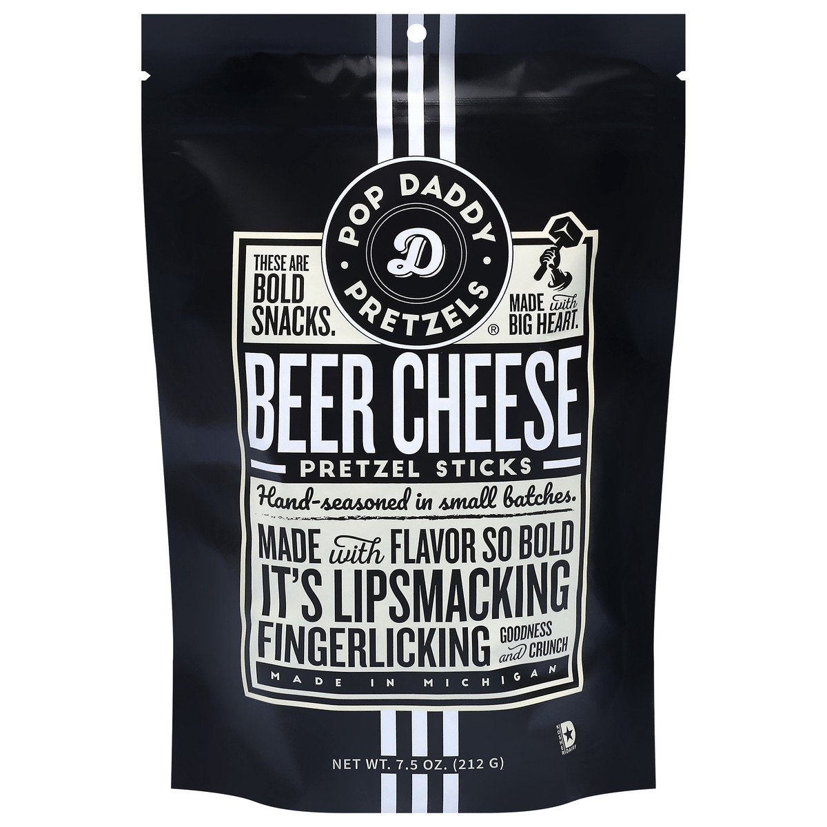slide 1 of 14, Pop Daddy Beer Cheese Pretzel Sticks 7.5 oz, 7.5 oz
