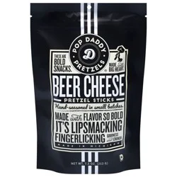 Pop Daddy Beer Cheese Pretzel Sticks 7.5 oz