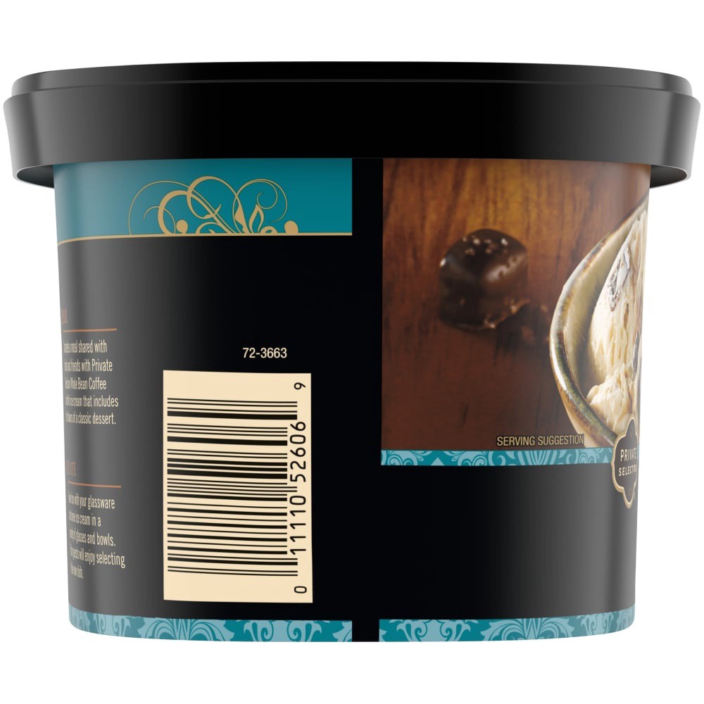 slide 3 of 5, Private Selection Sea Salt Caramel Truffle Ice Cream, 48 fl oz