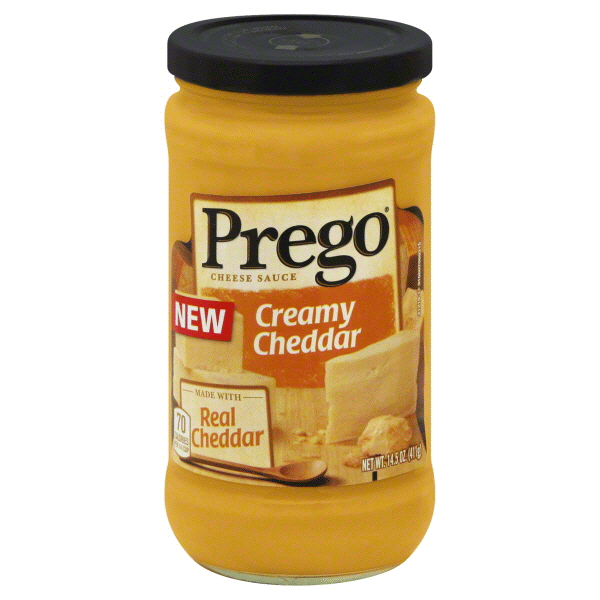 slide 1 of 2, Prego Creamy Cheddar Cheese Sauce, 14.5 oz