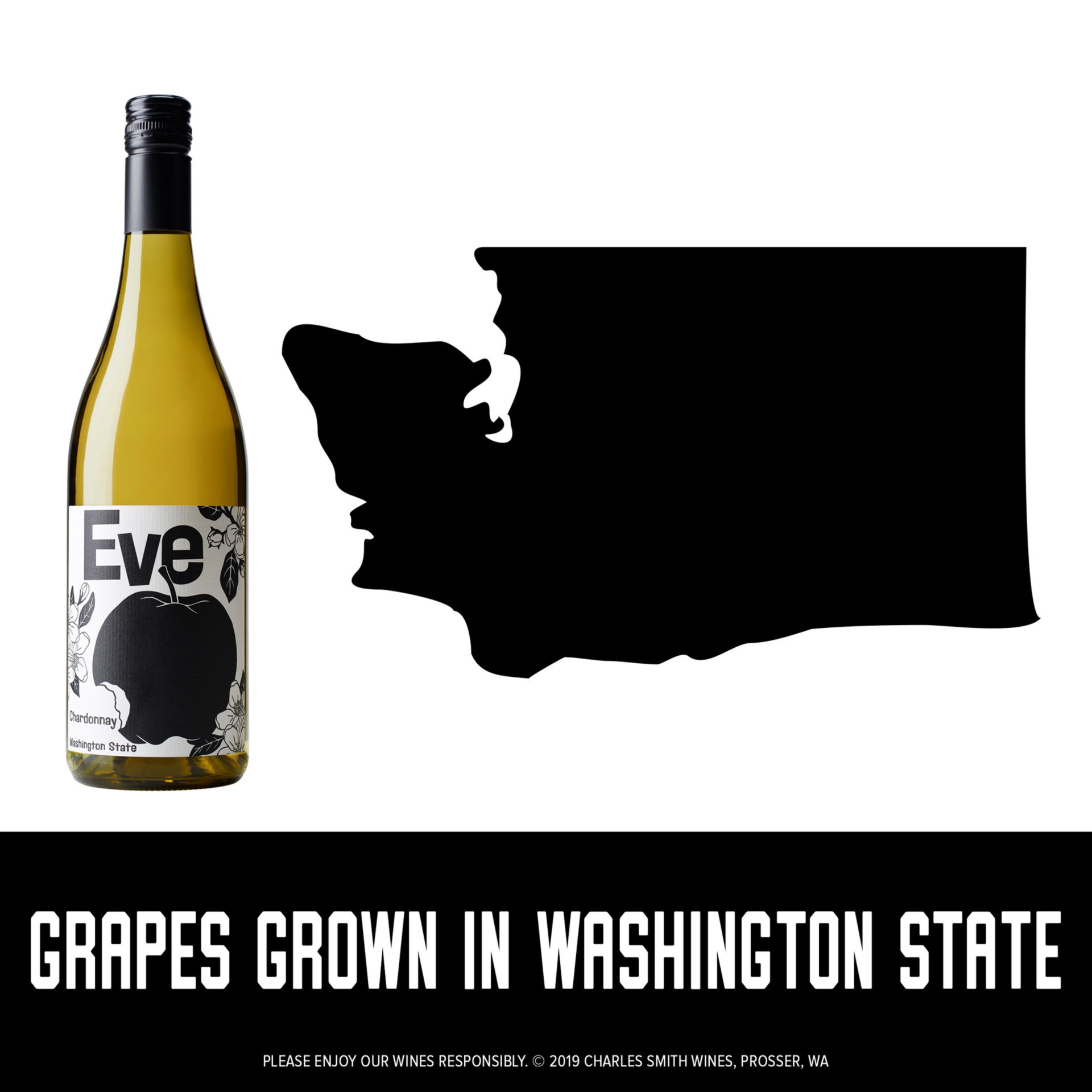 slide 2 of 7, Eve Chardonnay White Wine by Charles Smith Wines, 750 mL Bottle, 25.36 fl oz