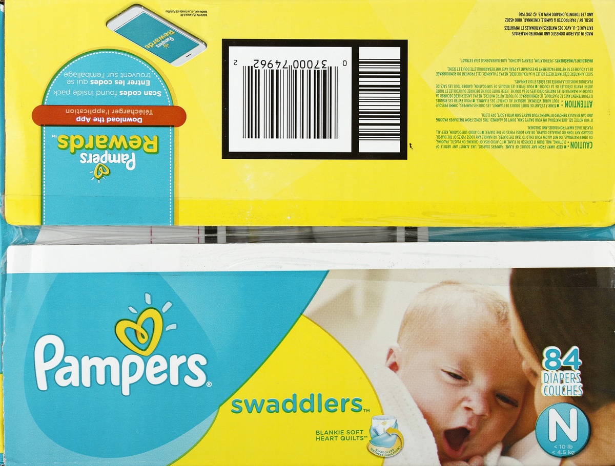slide 2 of 7, Pampers Diapers 84 ea, 84 ct