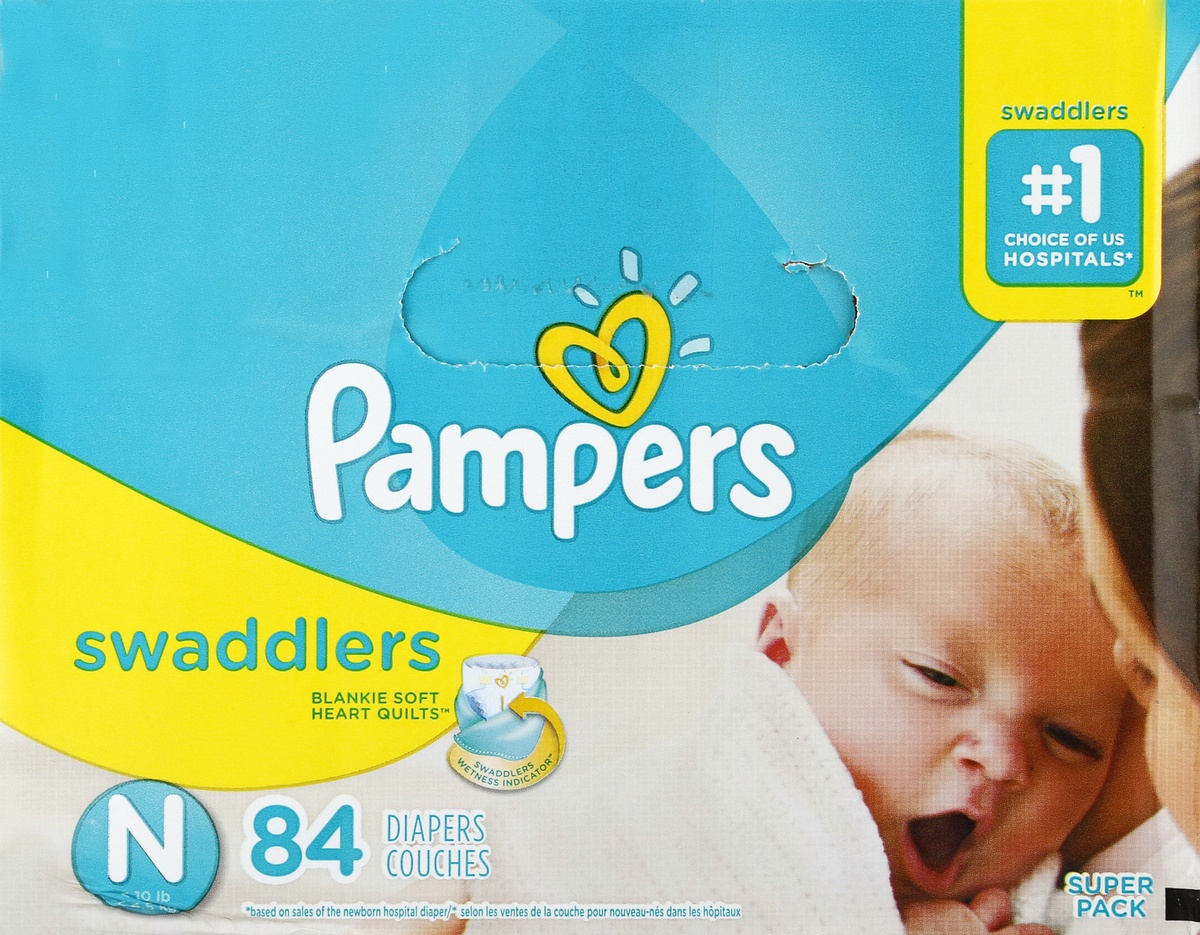 slide 3 of 7, Pampers Diapers , 84 ct