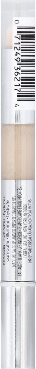 slide 6 of 6, L'Oréal Paris True Match Super-Blendable Multi-Use Concealer Fair W1-2, 0.05 fl oz