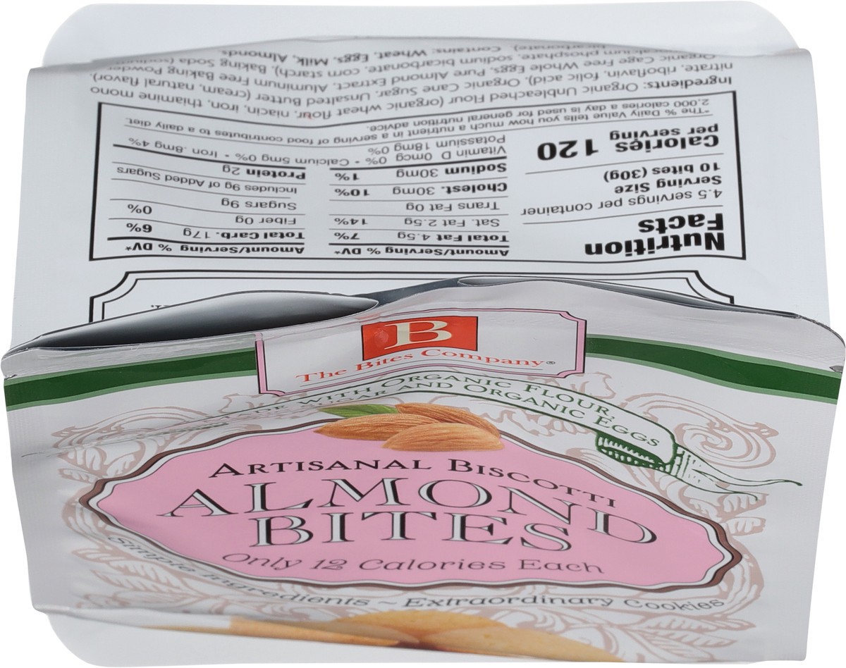 slide 4 of 12, Bites Company Organic Almond Biscotti Bites, 4.5 oz