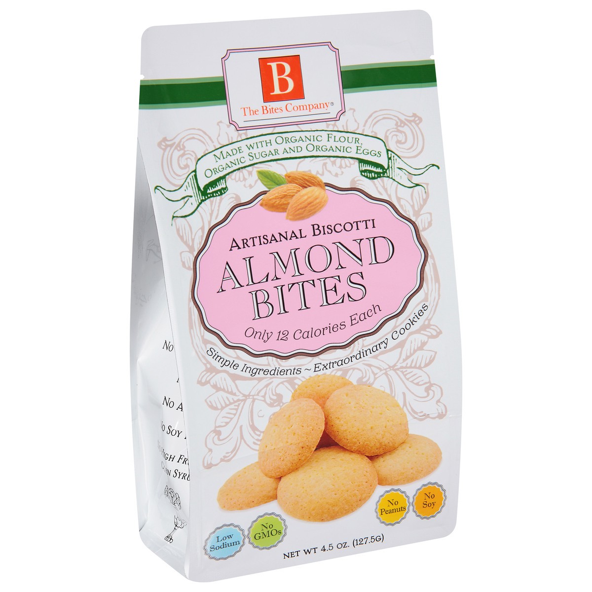 slide 9 of 12, Bites Company Organic Almond Biscotti Bites, 4.5 oz