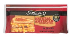 Sargento Natural American Sliced Cheese, 24 Slices, 16 oz