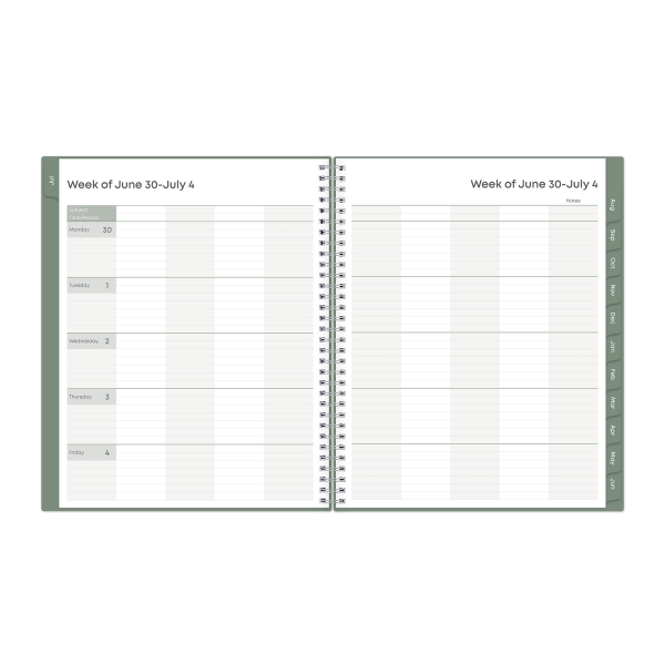 slide 6 of 6, Blue Sky 2025-2026 Blue Sky Weekly/Monthly Teacher Lesson Planning Calendar, 8-1/2"" x 11"", Learning, July 2025 To June 2026, 404275, 1 ct