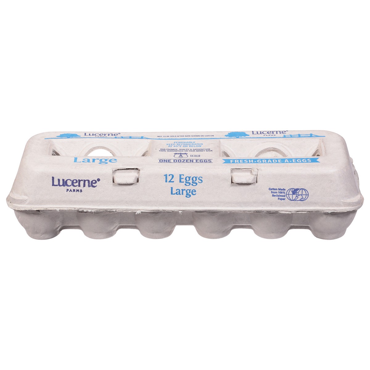 slide 6 of 13, Lucerne Dairy Farms Lucerne Farms Eggs Large - 12 Count, 12 ct