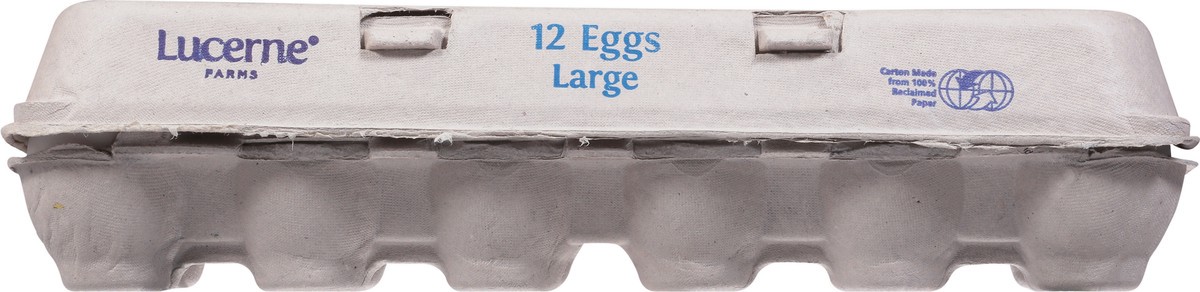 slide 2 of 13, Lucerne Dairy Farms Lucerne Farms Eggs Large - 12 Count, 12 ct