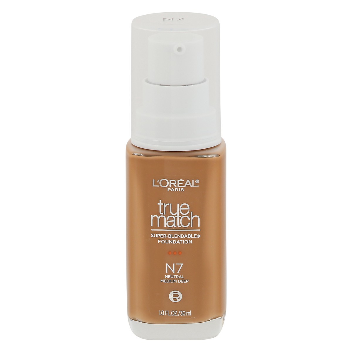 slide 1 of 9, L'Oréal True Match Neutral Medium Deep N7 Super-Blendable Foundation 1.0 fl oz, 1 fl oz