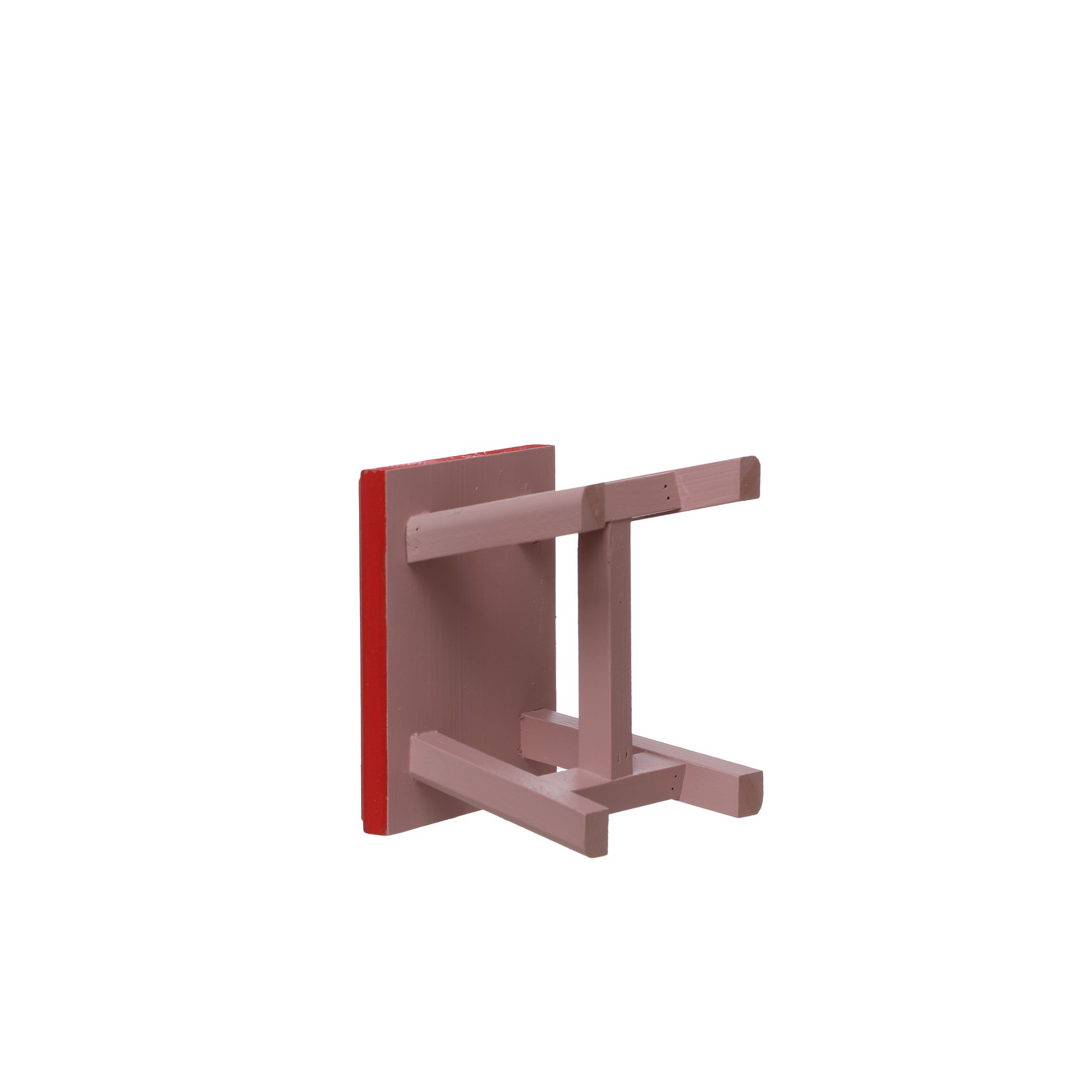 slide 2 of 3, 6.25" Red & Pink Wood Tabletop Serving Riser By Ashland, 6.25 in x 5.5 in x 5 in