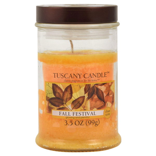 slide 1 of 1, Tuscany Jar Candle, Fall Festival, 3.5 oz