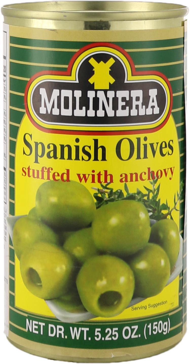 slide 1 of 1, Molinera Stuffed With Anchovy Spanish Olives, 1 ct
