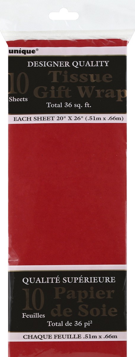 slide 5 of 6, Unique Industries Gift Wrapper, Red, 1 ct