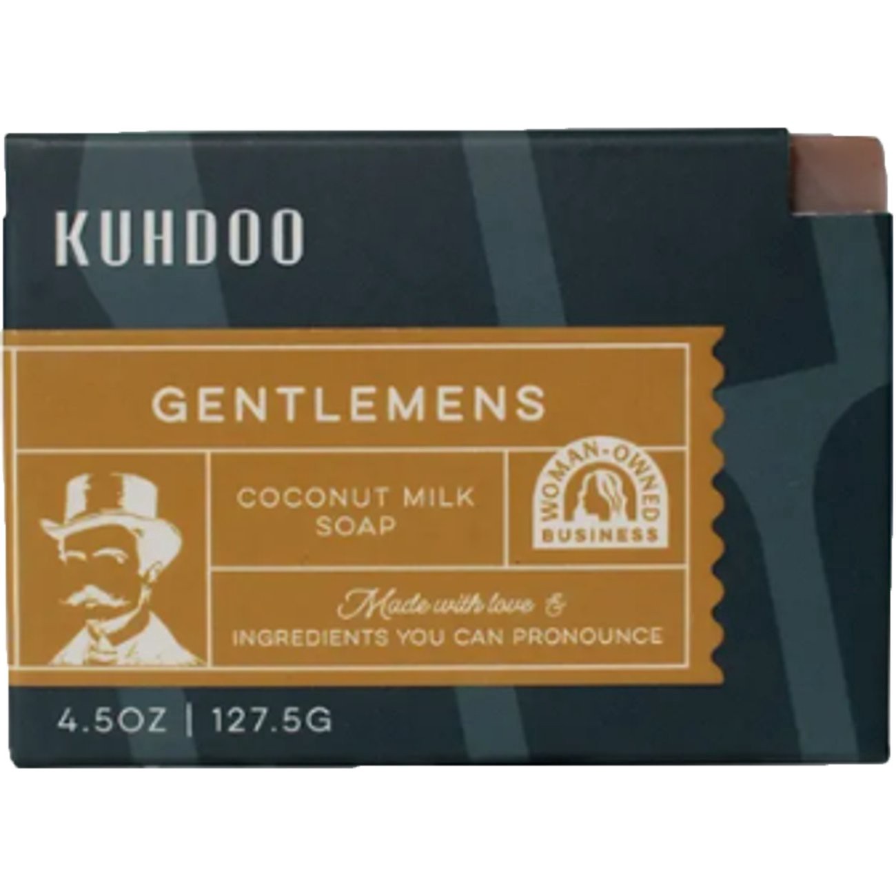 slide 1 of 1, Kuhdoo Handcrafted Natural Gentlemans Bar Soap 4.5 oz, 4.5 oz