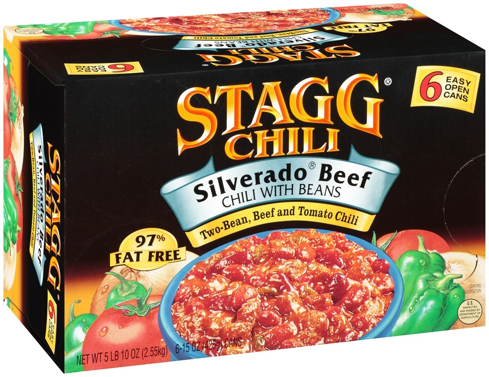 slide 1 of 1, Stagg Silverado Beef Chili with Beans, 6 ct; 15 oz