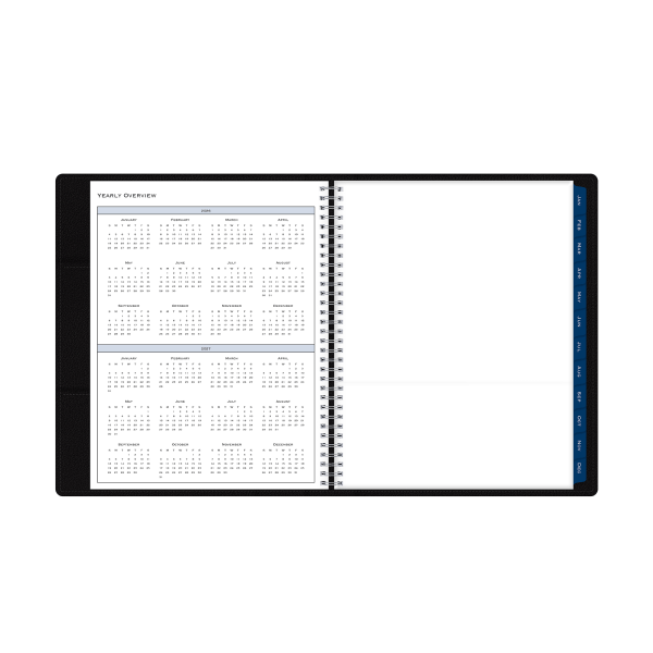 slide 2 of 7, Blue Sky 2026 Blue Sky Weekly/Monthly Planner, 8-1/2"" x 11"", Passages/Solid Black, January To December, 152884, 1 ct