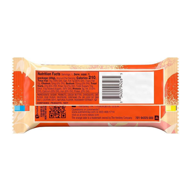 slide 2 of 2, Reese's Plant Based Oat Chocolate Confection Peanut Butter Cups, Candy Pack, 1.4 oz, 1.40 ea